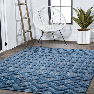 Peralta Moroccan Diamond Indoor/outdoor Area Rug